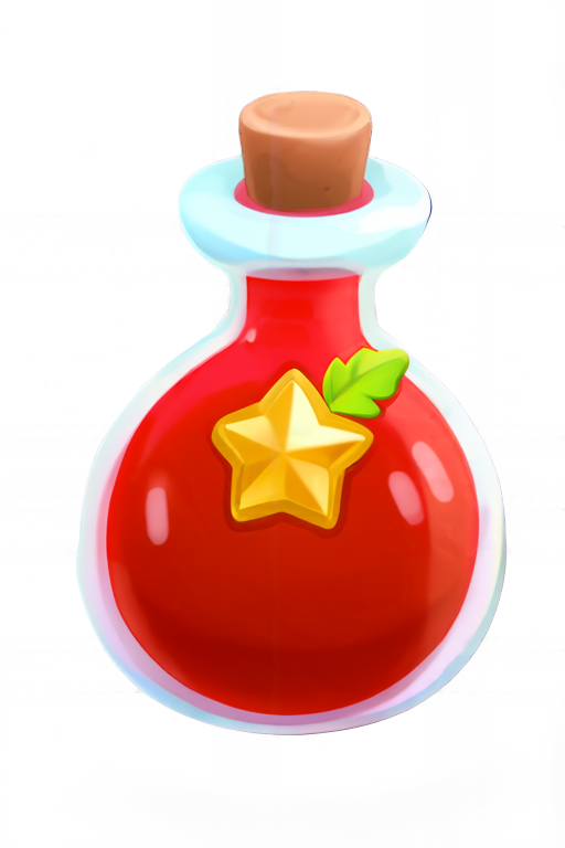 The 2.1 RGBA potion result at 512x768
